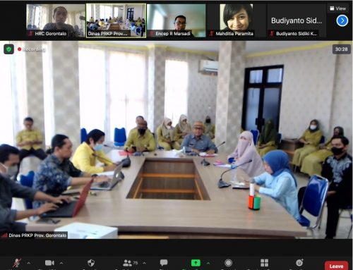 Gelar Webinar Perkim, Dinas PRKP Provinsi Gorontalo Gandeng UG